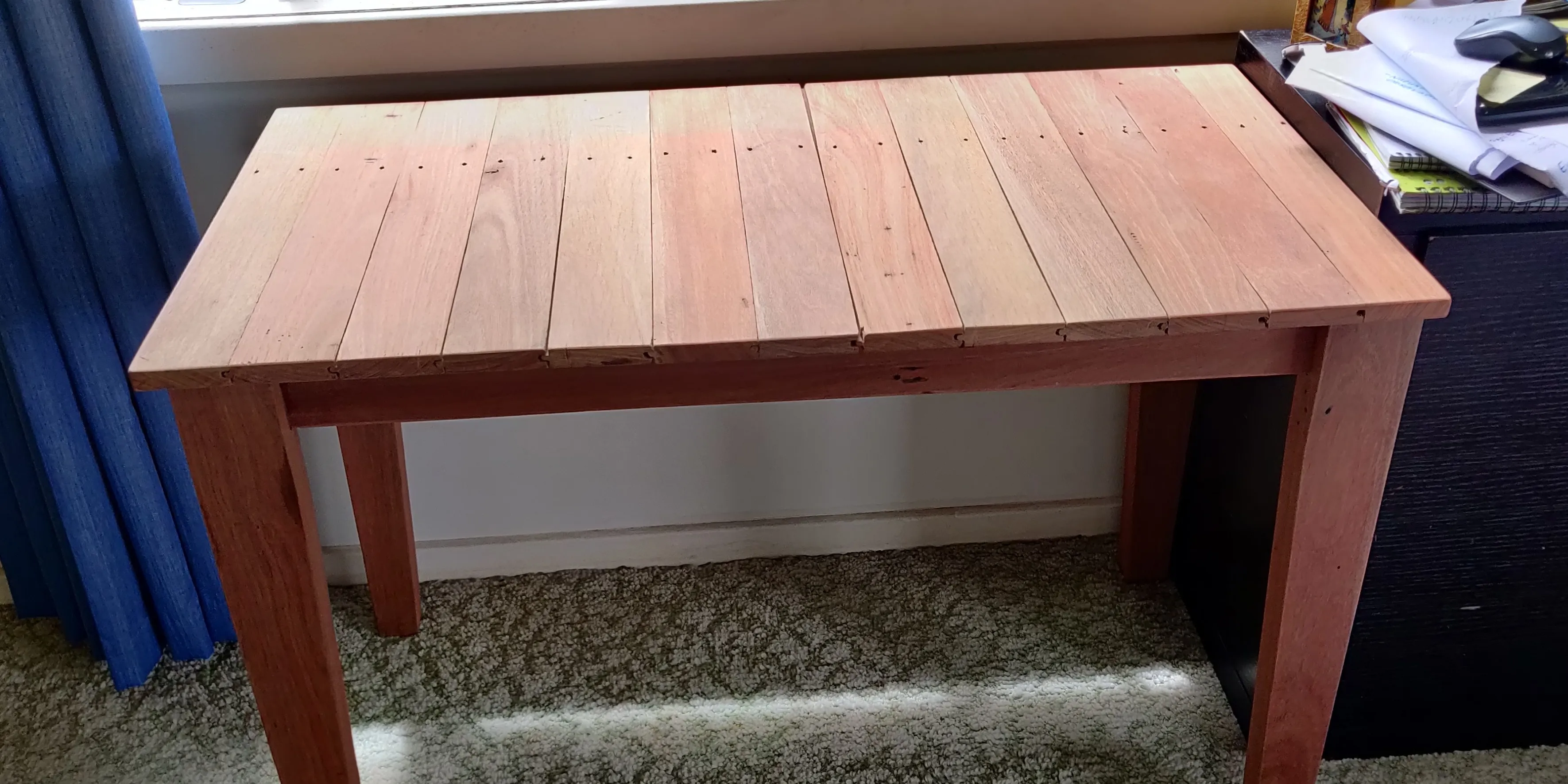 custom-built desk